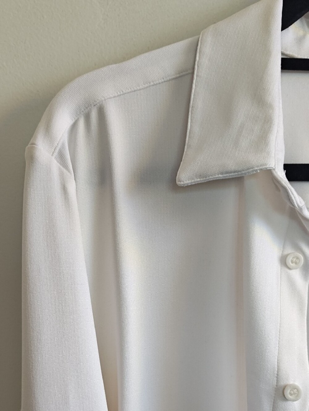 BYLT Men's White Long-Sleeve Button-Down Shirt - Picture 9 of 13